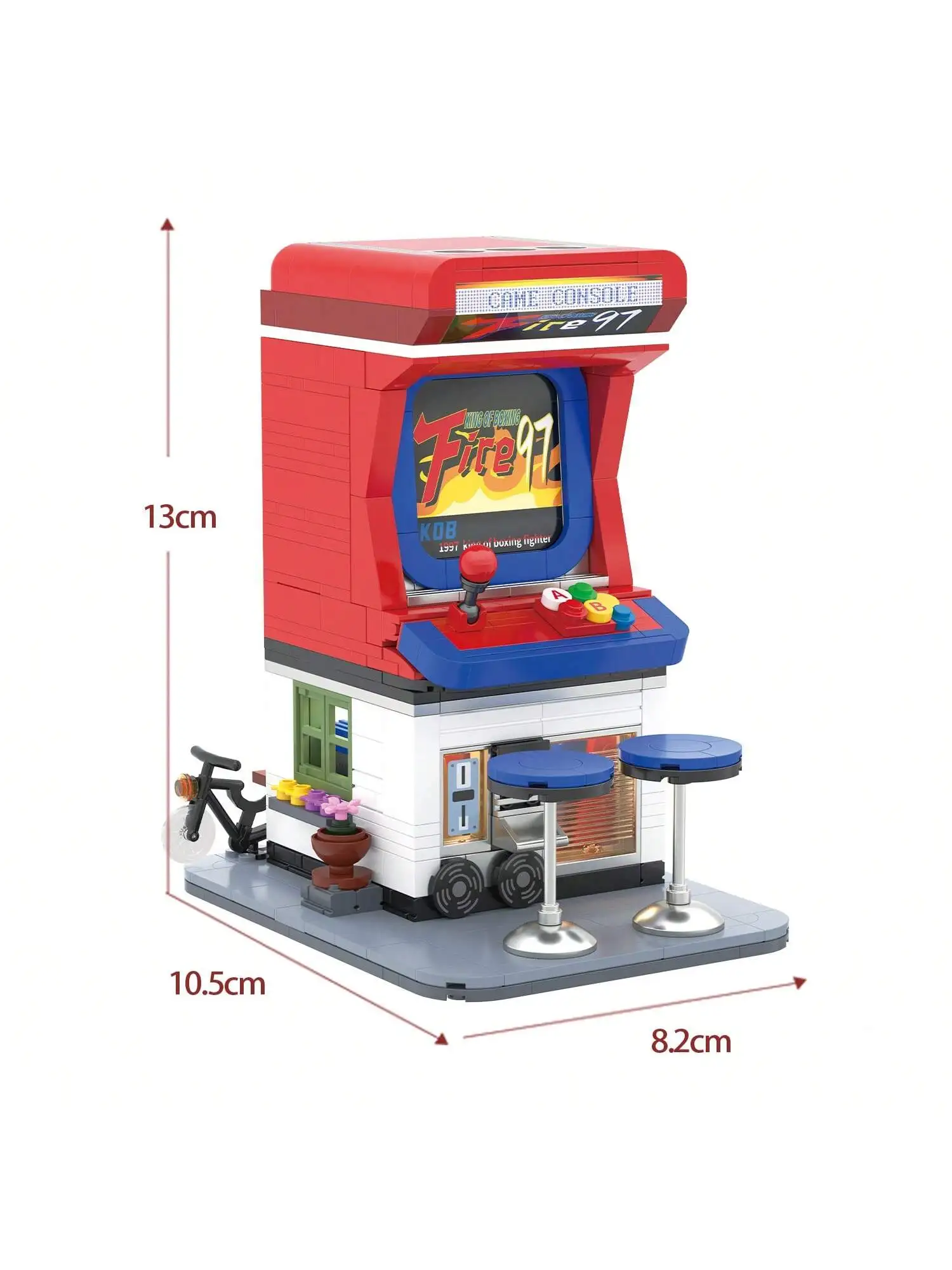 Deluxe Electric Bicycle Scooter Building Block Set - Adorable & Educational Construction Toy