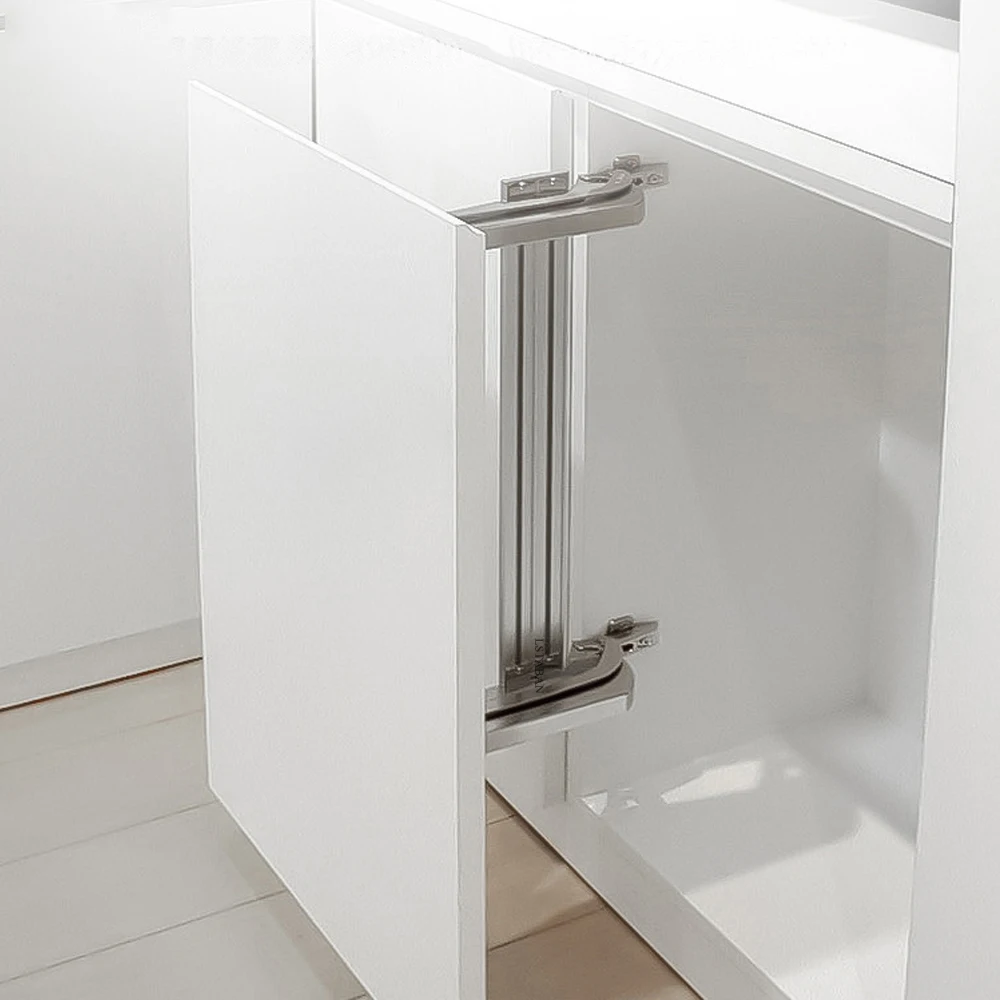 Cabinet System Door Lateral Hinge Wardrobe Hidden Folding Door Rail Silent Slide Rail Lateral Opening Hinge