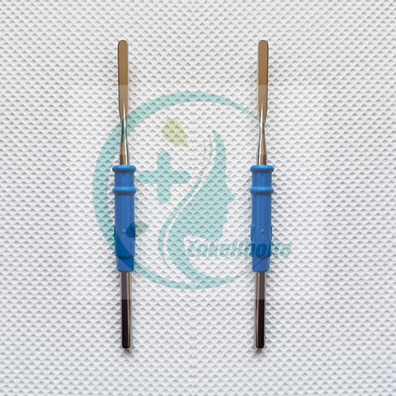 Surgical Instruments Plastic Surgery Tool Electrosurgical Pencil High Frequency Electroknife Electrocautery Electrocoagulation Electroion Tool Head Filamentous Needle Type Flat Knife Eyelid Tool