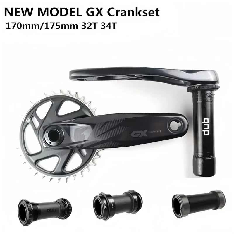 SRAM Eagle crankset 三穴/170mm/DUB SRAM GX EAGLE DUB Crankset 170mm 175mm 34T 32T MTB Double Side