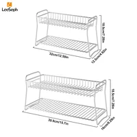 Leeseph Stainless Steel Storage Rack, Versatile Organizer for Countertops, Cabinets, and Pantry, Maximize Your Kitchen Space 2