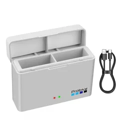 Dual - Slot Rechargeable Battery Charger - 1 Charger