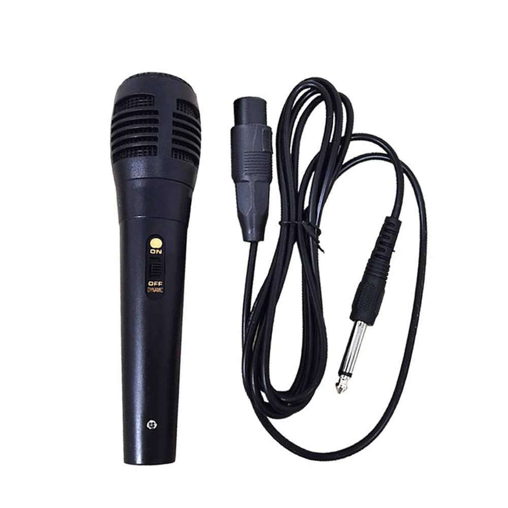 3.5mm 6.5mm Wired Dynamic Microphone Professional Handheld Mic Noise Reduction Microphone For KTV Karaoke Laptop Computer