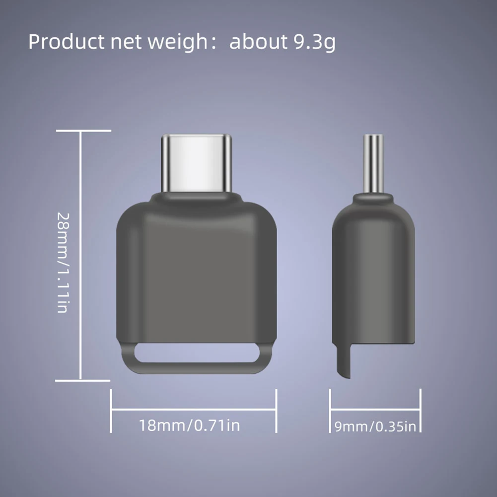 USB C에서 마이크로 SD OTG 메모리 리더, 삼성 갤럭시 노트 20, S21, S20, 구글 픽셀용 랜야드 포함, C 타입 마이크로 SD/TF 카드 리더