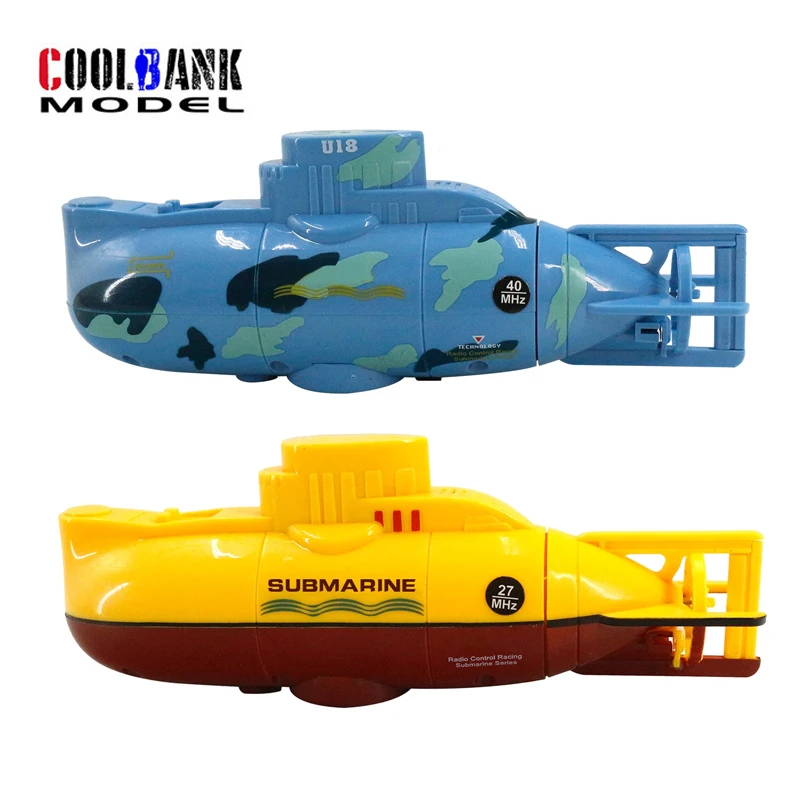 COOLBANK Mini RC Boat 6 Channel Remote Control Boat Ship Electric RC Submarine Toys Simulation RC Model Model Gift For Kids Boy 3