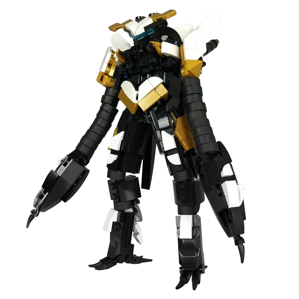 Moc Gaming Mecha Robot Signets Primes Model Building Blocks Action Figures Orizzontali Monster Bricks Toys For Children Gift