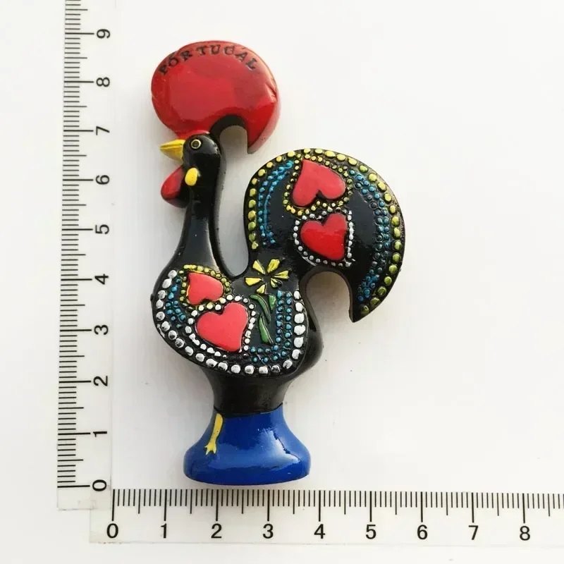 Portugal Fridge Magnets Tourist Souvenir Portuguese Cock Lisboa Tram Guitar Magnetic Refrigerator Sticker Collection Travel Gift
