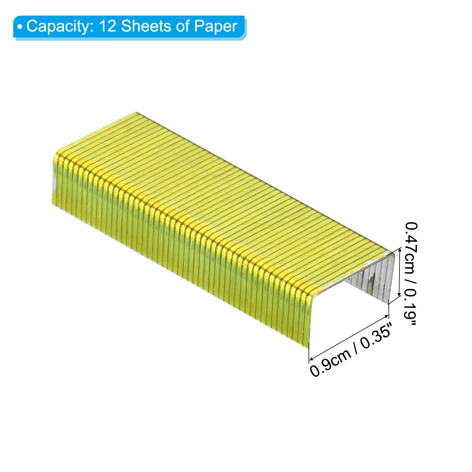 Staples 6000Pcs/6Pack #10 Mini 3/16Inch Long for Staplers Office School Stationery Binding Supplies