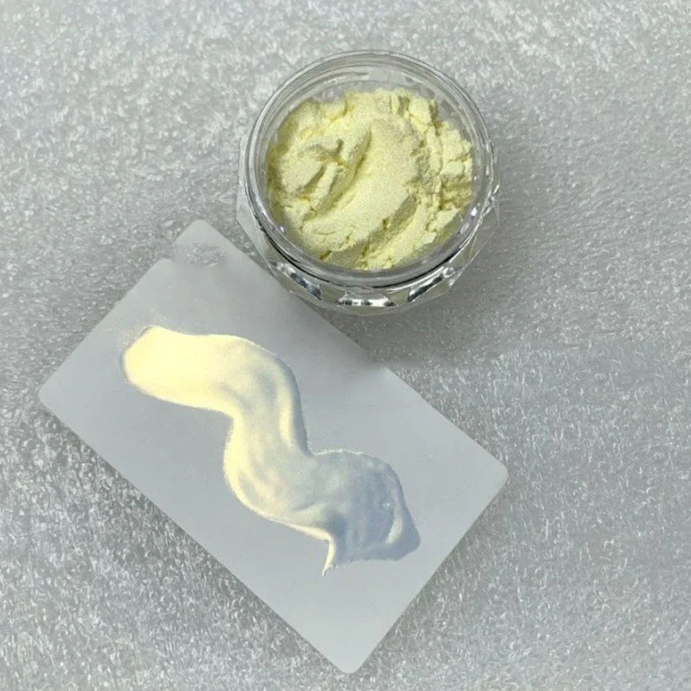 1 Jar Iridescent Pearl Effect Nail Art Powder - Mirror Chrome Aurora Mermaid Finish