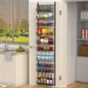 VyGrow Over the Door Pantry Organizer, 10-Tier Over the Door Organizer with Adjustable Basket, Pantry Door Organization Black 1