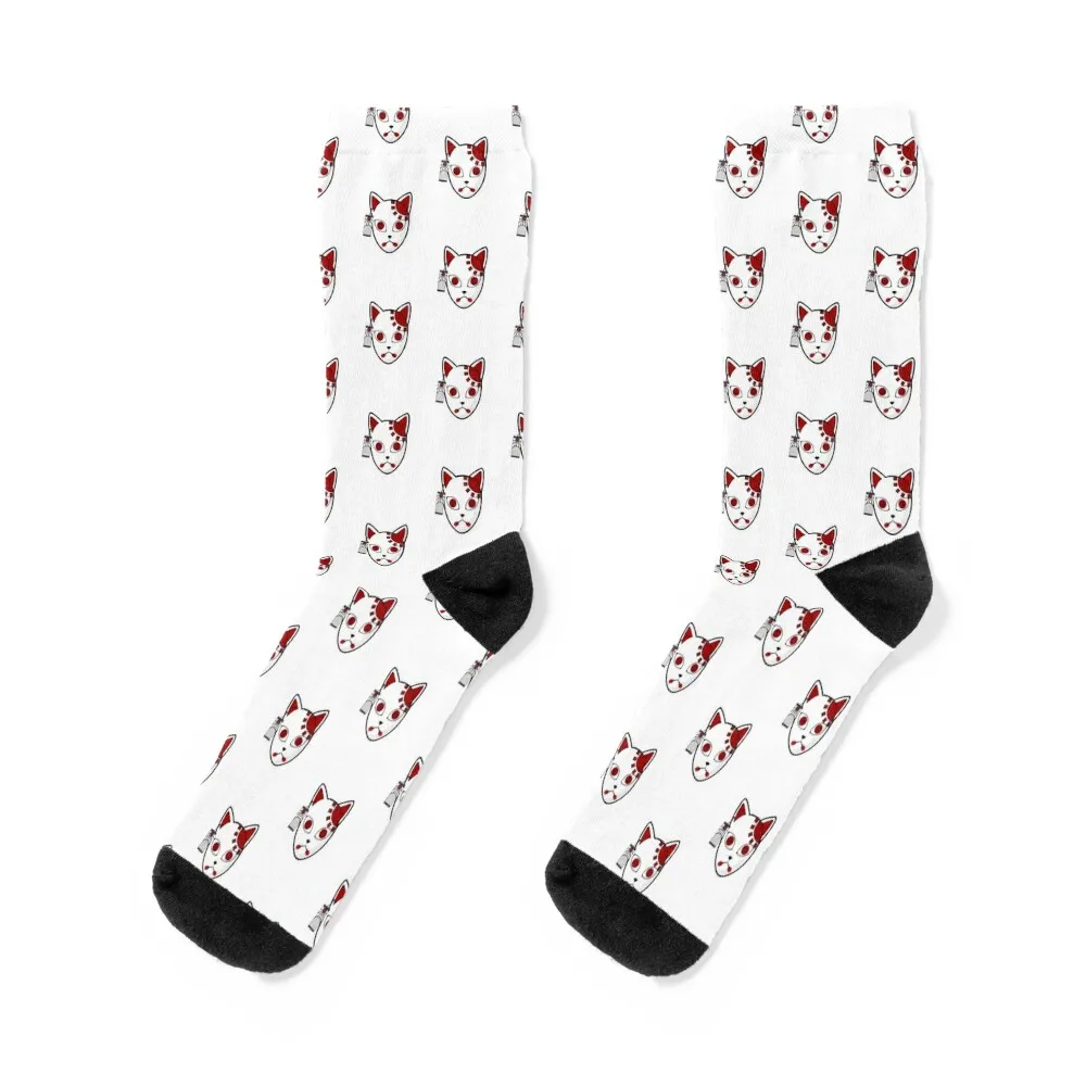 

Tanjiro’s mask Socks Thermal man winter basketball hip hop loose Socks For Girls Men's