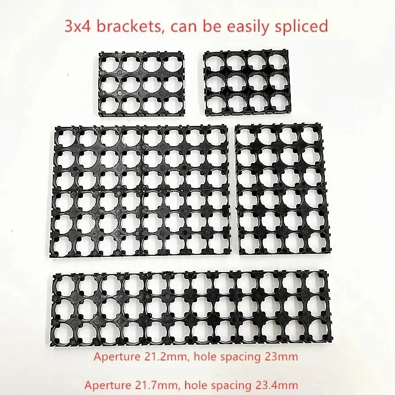 21700 Battery Holder Bracket Cell Safety Anti Vibration Plastic Brackets For 21700 Batteries Diameter 21.2mm And 21.7mm image 4