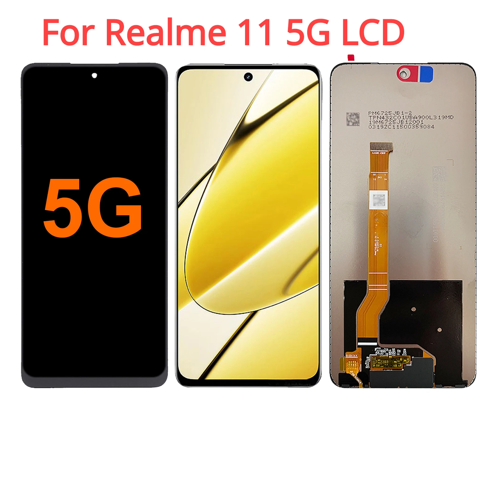 

6,72 ''оригинальный для Realme 11 5G LCD дисплей
