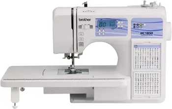 Sewing And Quilting Machine, Hc1850, 185 Built-In Stitches, Lcd Display, 8 Included Sewing Feet 1