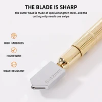 Diamond Glass Knife Thick Glass Tile Floor Cutting Knife Multifunctional Roller Hand Knife Non-slip Metal Handle Knives 2
