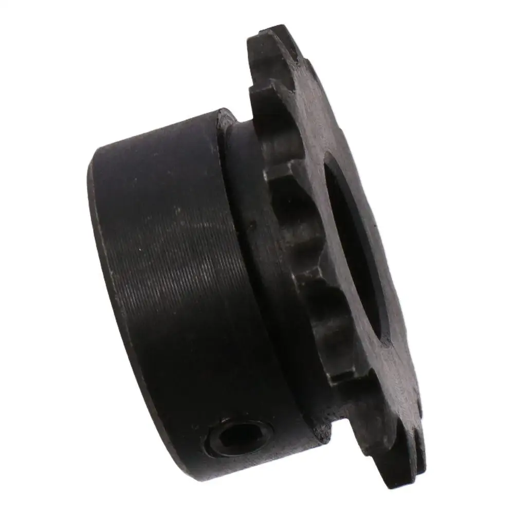 14 Tooth B Type Roller Sprocket 25 Chain Black Oxide Industrial Chain Wheel Single Strand 1/4" Pitch C45 Carbon Steel