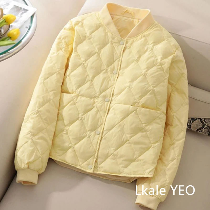Women's Down Cotton Jacket 2024 Stand Collar Retro Versatile Lady Outerwear Korean Version Temperament Ladies Winter Parka Coat