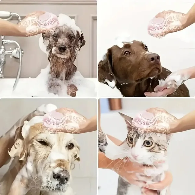Soft Dog Bath Brush 4