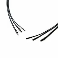 Collier chaîne en cuir noir pour bricolage femmes hommes, corde tressée à la main, Long collier 40/50/60/70CM, pendentif de cou, chaîne, bijoux cadeau 5