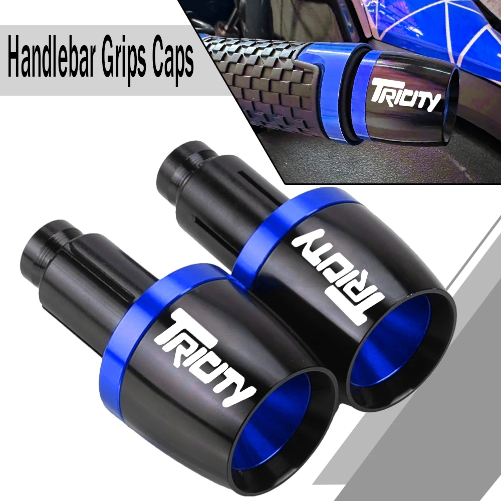 

For Yamaha Tricity 125 155 300 2018 2019 2020 2021 2022 2023 Motorcycle Handlebar Grips Bar Ends Cap Counterweight Plug Slide