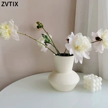 

Fashion Hydroponic Ceramic Vase Nordic Dried Flower Accessories Countertop Arrangement Crafts Living Room Farmhouse Home Decor