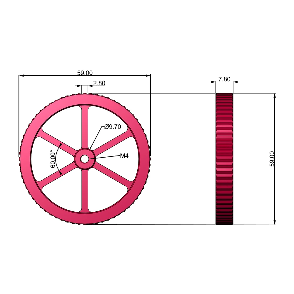 업그레이드된 알루미늄 핸드 트위스트 레벨링 너트, 핫 베드 다이 스프링, Creality Ender 3 3 Pro Ender 5 5 Plus Pro CR-20, 4PCs