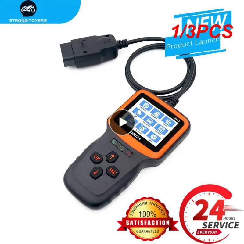 

1/3PCS 2 Real-time Oxygen Sensor Test Automobile Fault Detector OBD II EOBD Code Reader V317 Car Diagnostic Tool