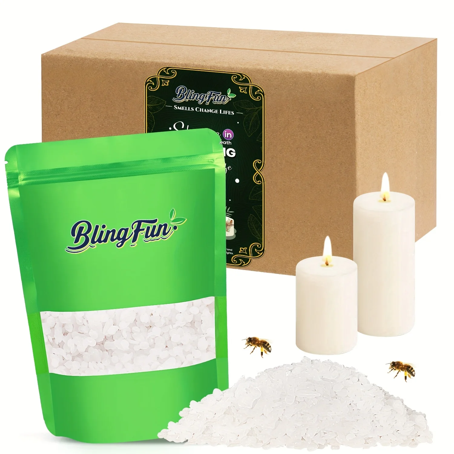 White beeswax-0.5LB