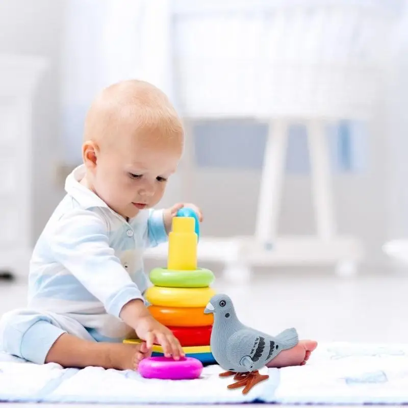 4pcs Jumping Doves Toy Educational Clockworks Bird For Children Room Decoration