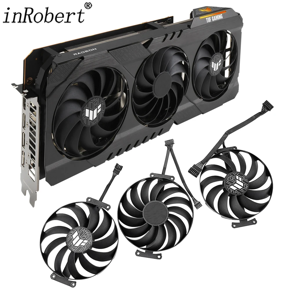 Nuova Ventola Di Raffreddamento 95Mm Cf1010U12S Per Asus Tuf Gaming Radeon Rx 6700 6800 Xt Oc Edition Grafica Video Card Fan