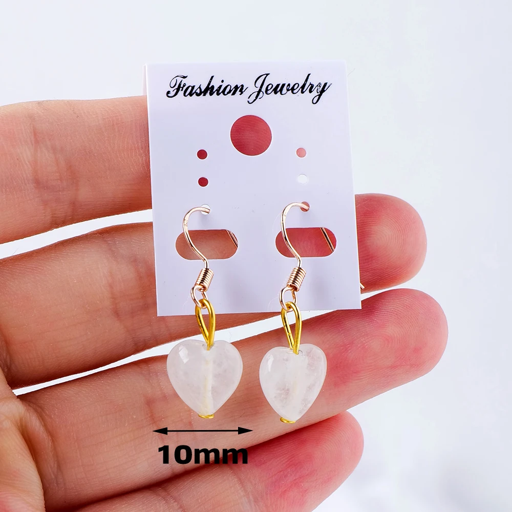 Crystal Heart Earrings Kids Jewelry FREE SHIPPING | Chanteur –  chanteurdesigns