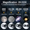 BOSSDUN 40070 Telescope w/Phone Adapter & Sturdy Tripod - 70mm Aperture for Stargazing, Birding, Beginners, Portable Scope 5