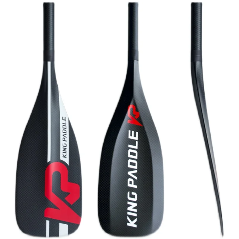 Kingpaddle-tabla de surf de fibra de carbono, tabla de surf de tres etapas, cuchara cóncava de alta calidad