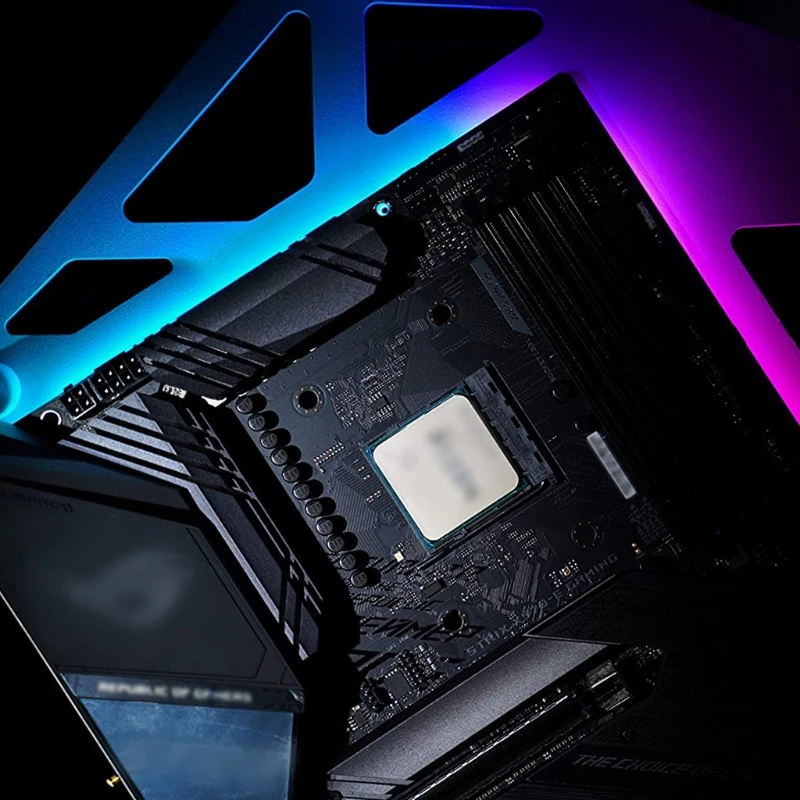 마더보드 -ATX ITX MATX RGB 백플레이트 발광 백플레인 5V 3핀 ARGB