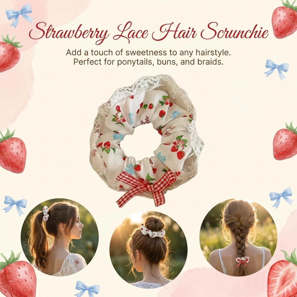 Elegant Women's Bowknot Hair Ties - Soft, Durable Headband Scrunchie for Daily and Special Occasions