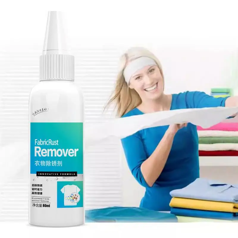 Rust Stain Remover Clothes 80ml Garment Stubborn Stain Cleaner Quick And Easy Dirt Removal Clothing Cleaner For Copper Rust