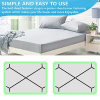 8/12 Clips Fixed Holder Mattress Clips Bed Sheet Holder Adjustable Elastic Fasteners Cover Blankets Grippers Fixing Non-Slip Str 2