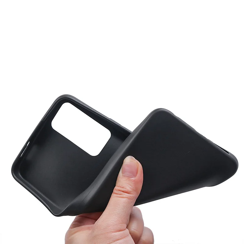Durable Clear Black Silicone Back Cover - Soft TPU Protective Phone Case
