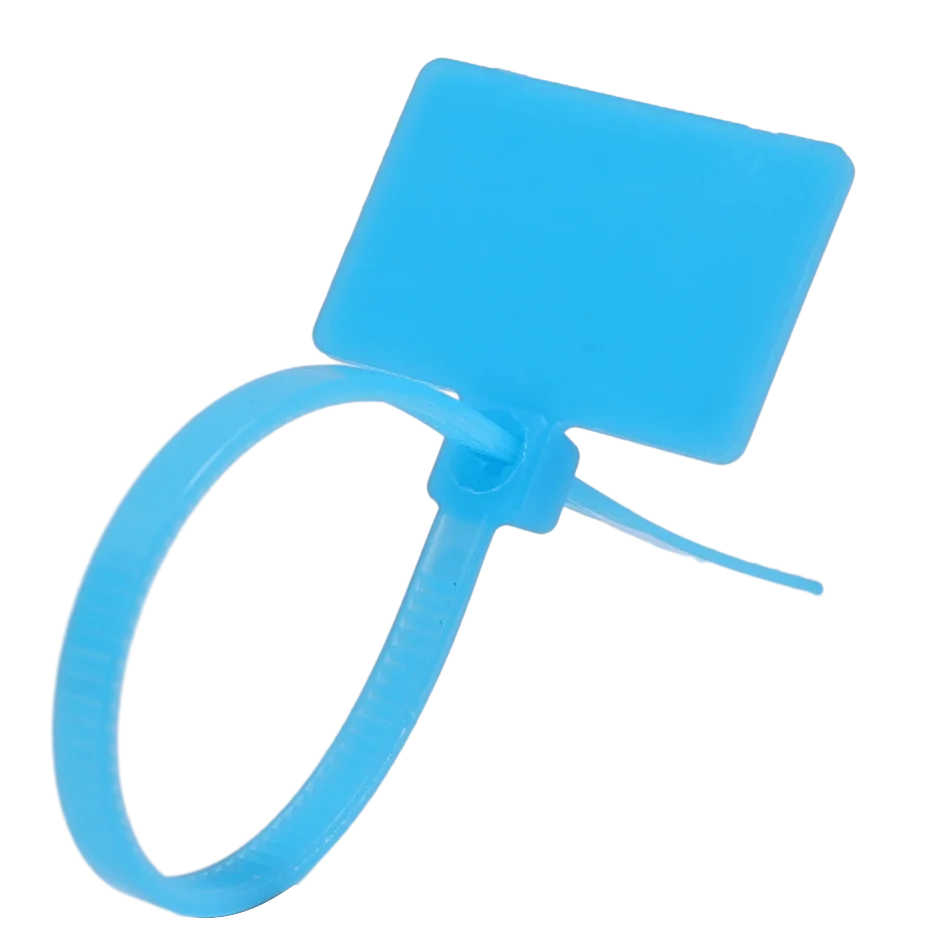 500-100Pcs Cable Labels Tags Nylon Cable Tie Tag for Cable Management Colorful Waterproof Loop Ties Markers Tag Self-locking Zip