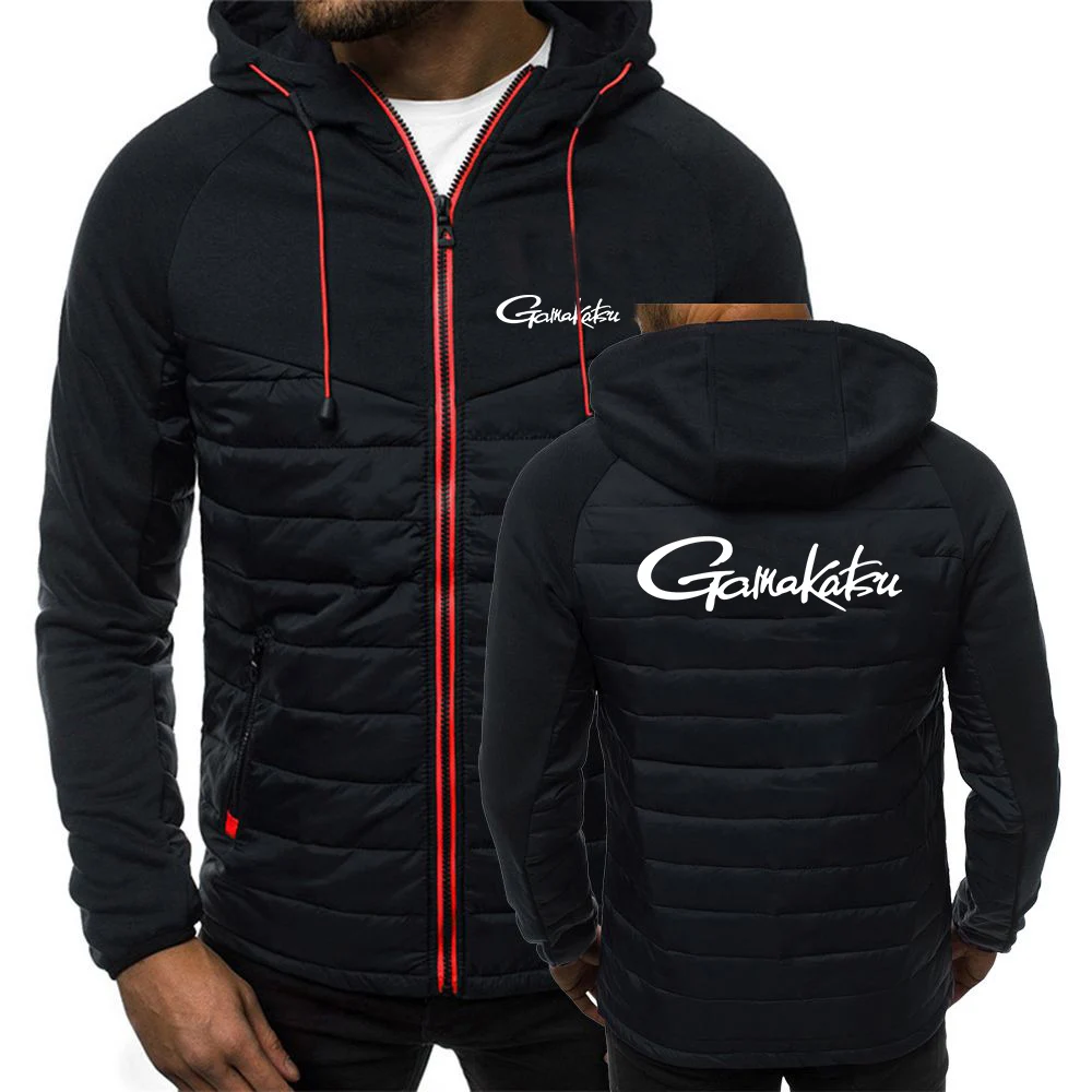 Cotton Padded Hooded Jacket For Men Autumn Winter