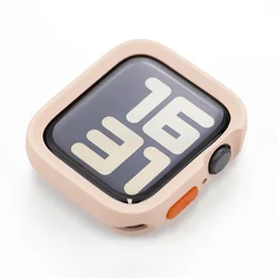 Premium Full TPU Bumper Cover for Smartwatch Cases - Durable Protective Accessories (Matte pink)