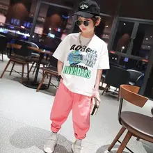  2022 Summer  4 To 14 Years Old Child Clothes for Unisex Leisure Cartoon Print Pattern Tshirts Kids Baby ToddlerClothing Selling 