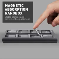 Jeu de Tournevis de Précision, Phillips Torx, Embout Magnétique, Kit d'Outils de Réparation Professionnels pour iPhone, Montre, Appareil Photo, 63 en 1 3