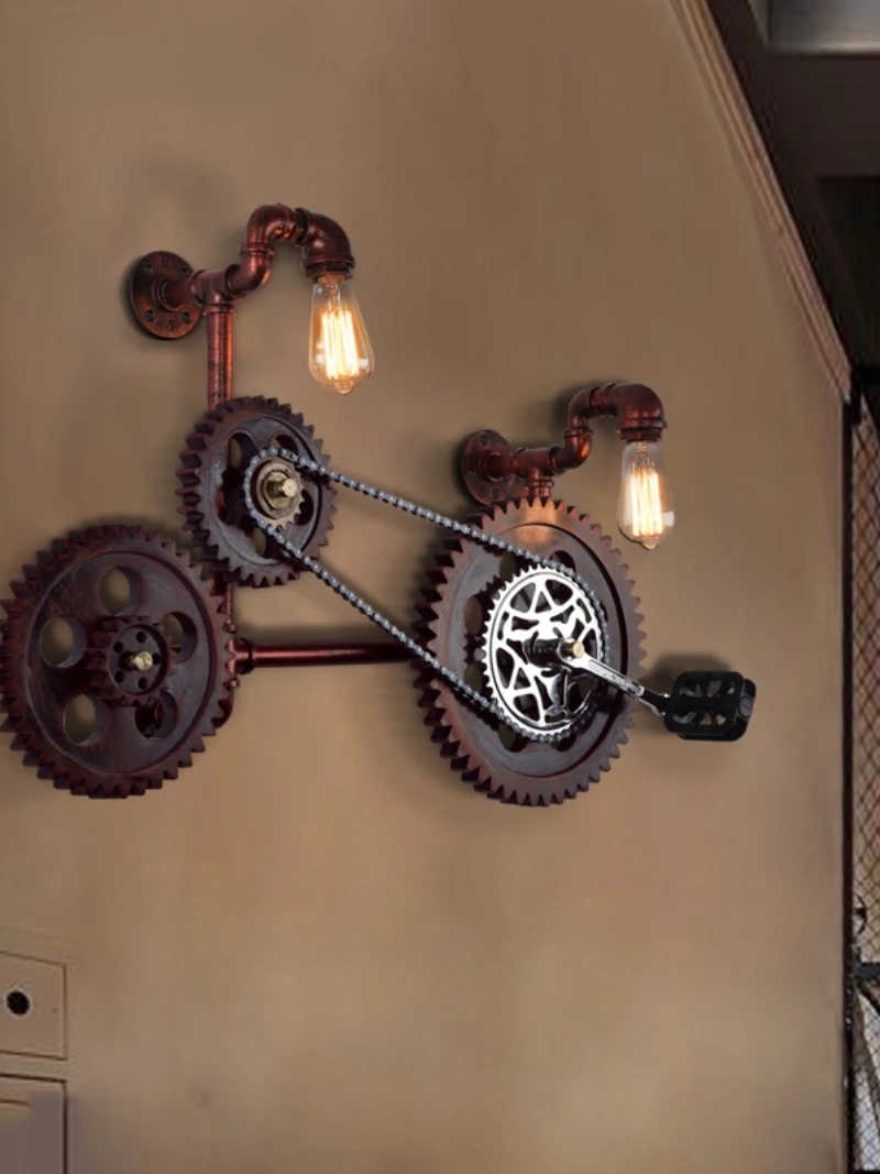 

Настенный светильник В индустриальном стиле, персонализированные креативные настенные лампы в стиле ретро для гостиной, водопроводной трубы, спальни