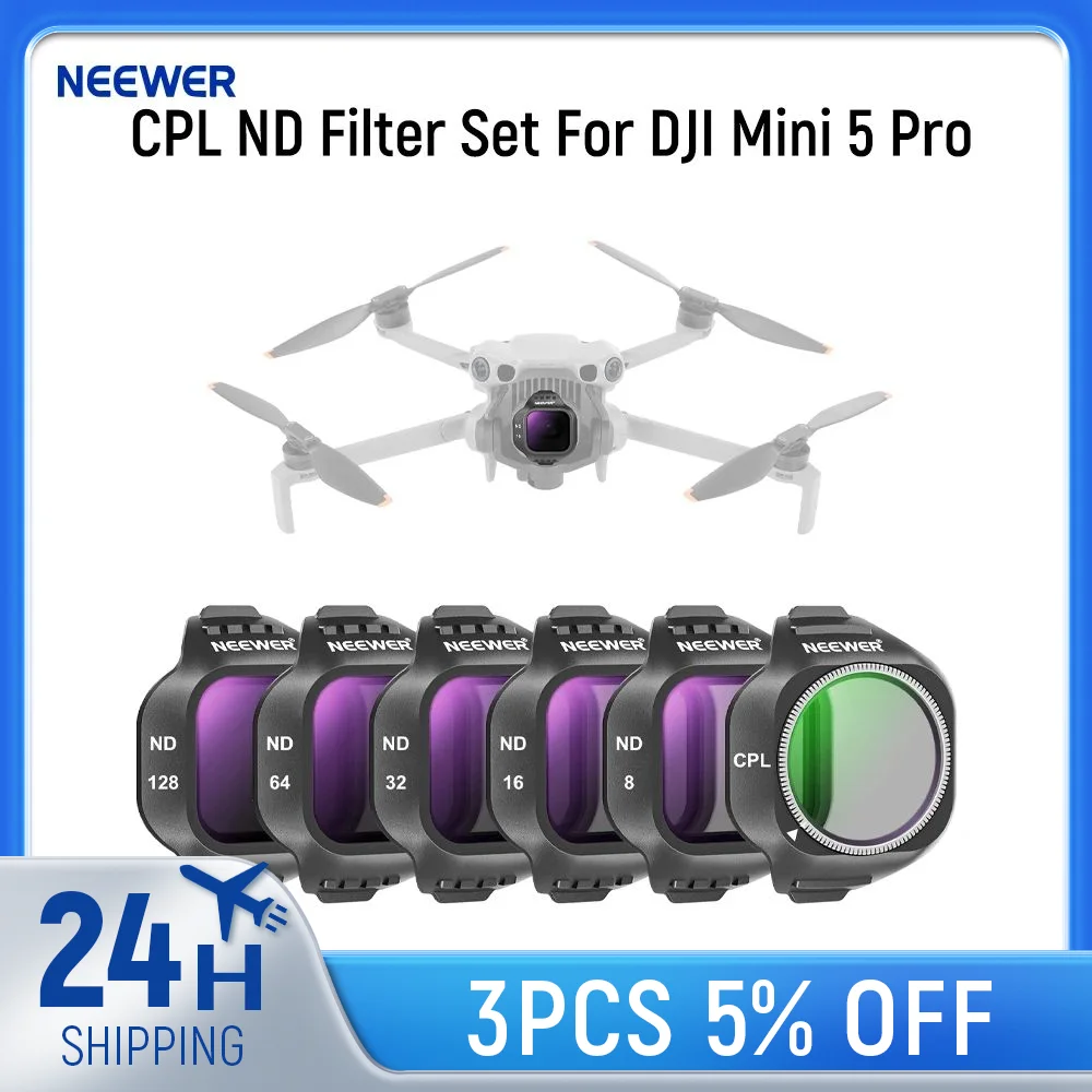 Hélices pour DJI Mini 5 Pro - Lot de 8 pales de rechange