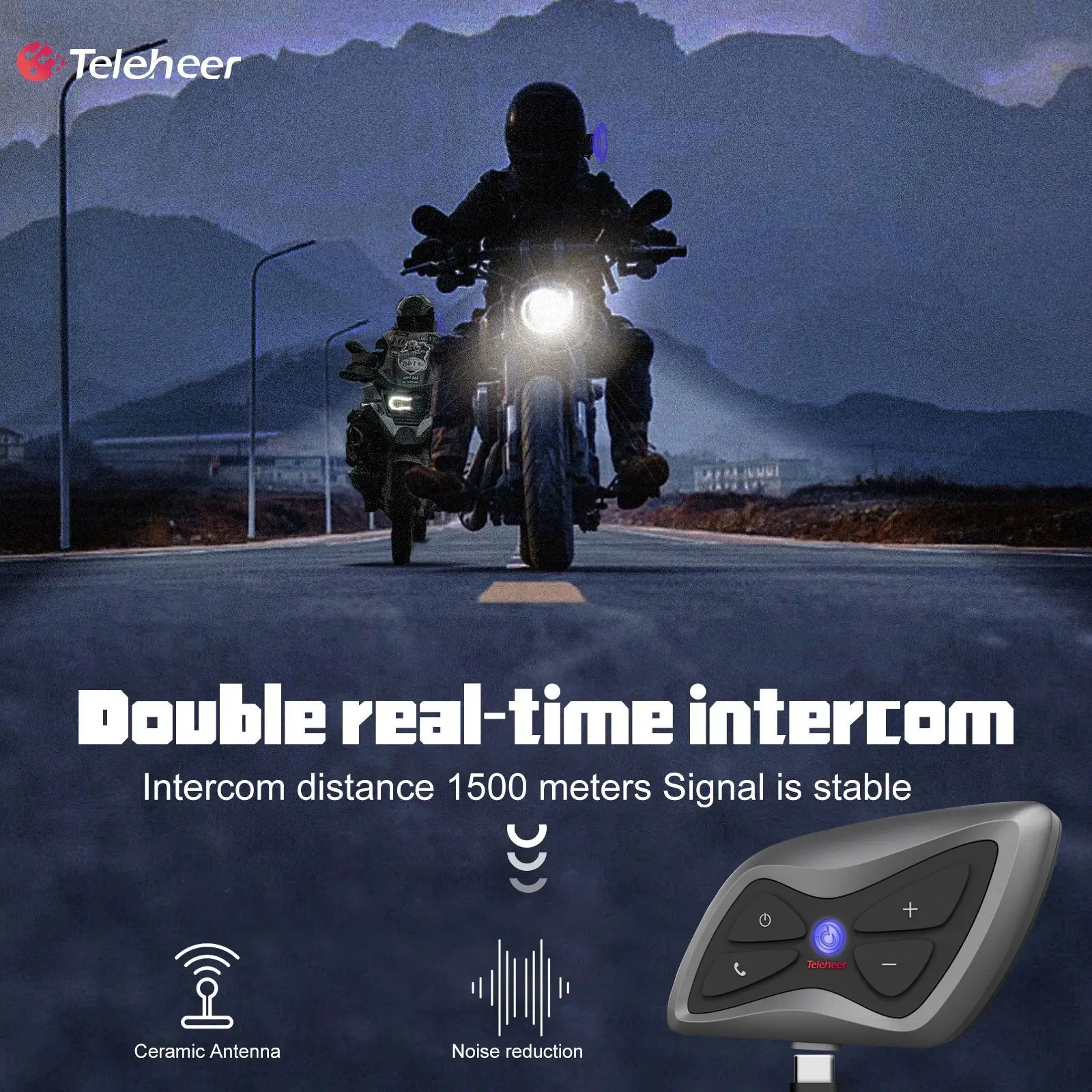 Teleheer-T6 Plus    , 1500M  Ŀ´   2 ̴  IP65