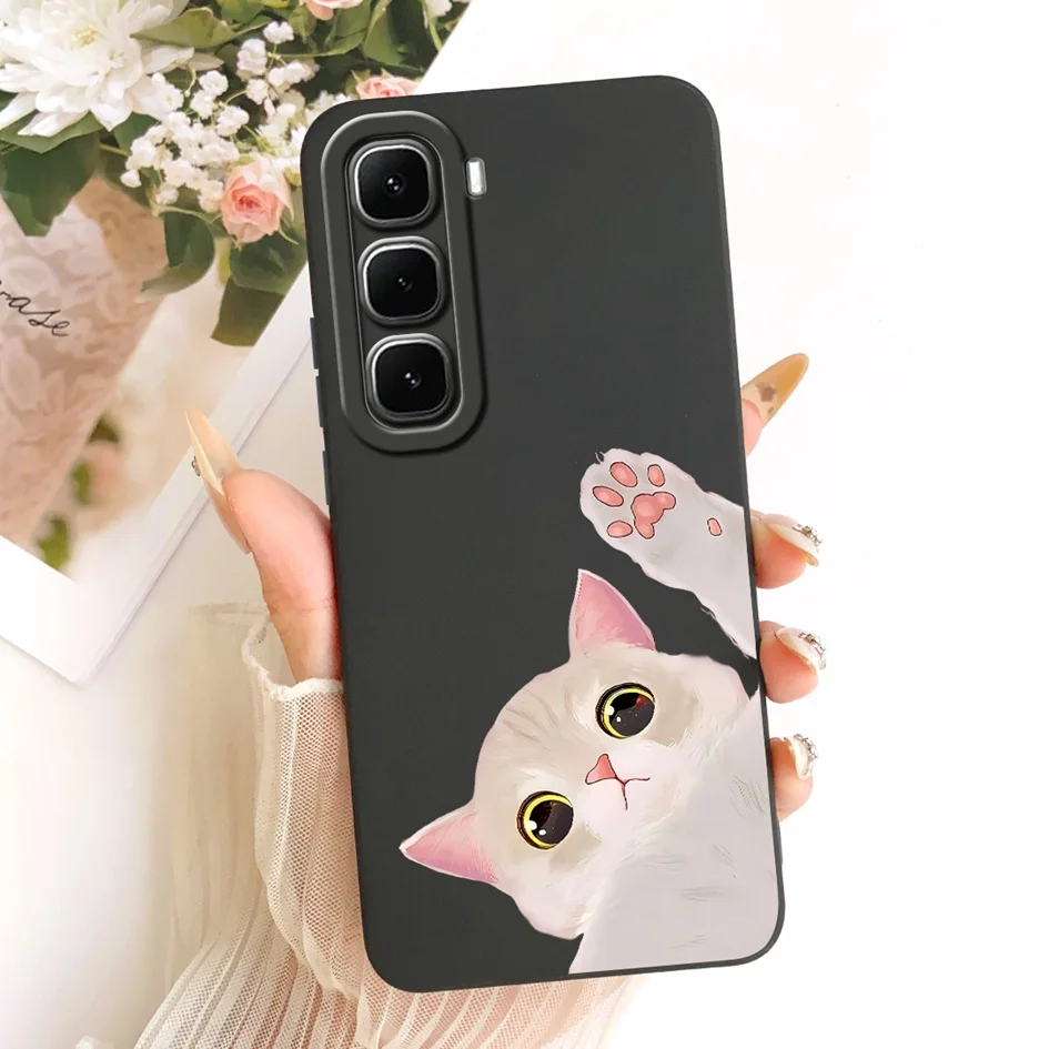 Cute Cartoon Candy Color Anti-Slip Silicone Phone Case with Lens Protection