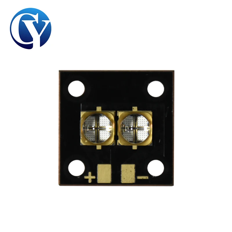 Printer UV LED Module 20W Curing 365nm 385nm Light Quartz Lens Lamp Beads