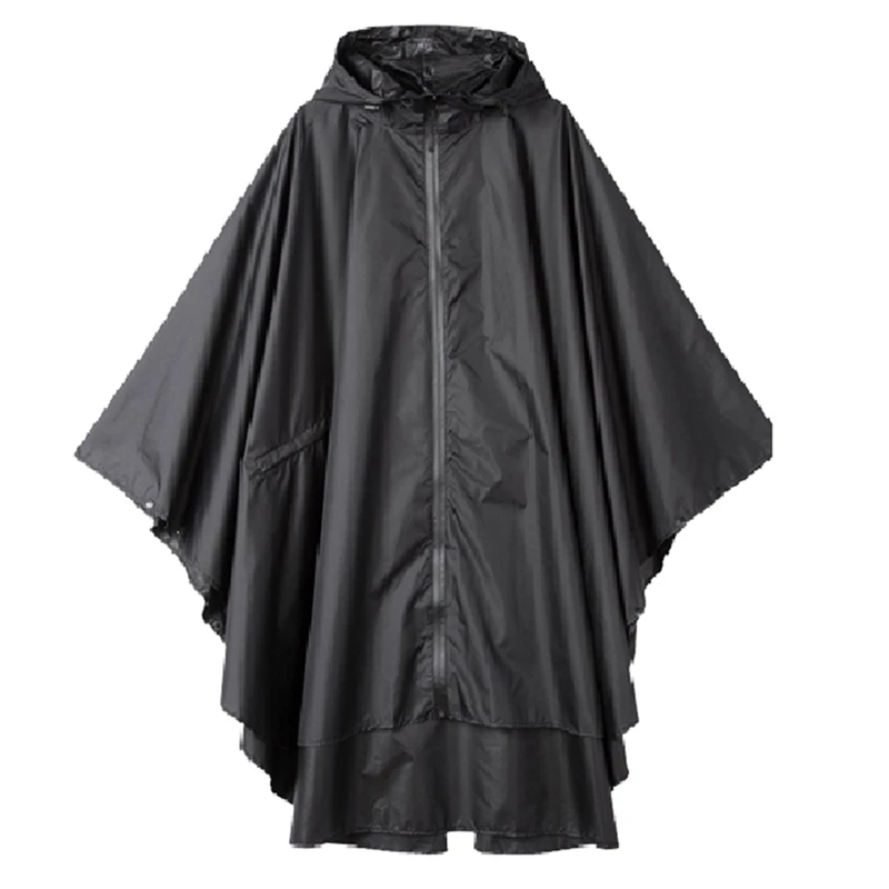 

Rain Poncho Windproof Poncho Hiking Windbreaker Poncho Jacket Coat Waterproof Raincoat Hooded For Adults With Pockets