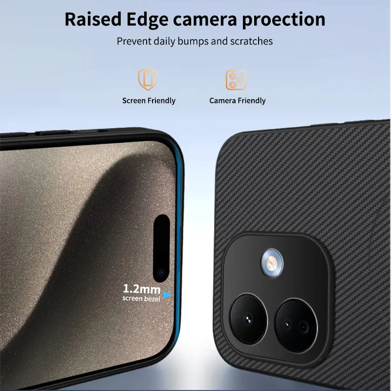 Deluxe Carbon Fiber Textured Frosted Magnetic Phone Case